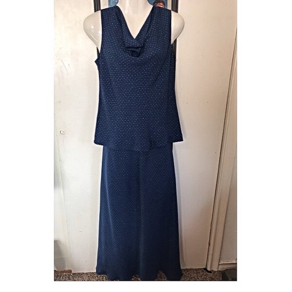 4.99 shipping•Talbots•silk blouse/skirt set - Picture 2 of 8